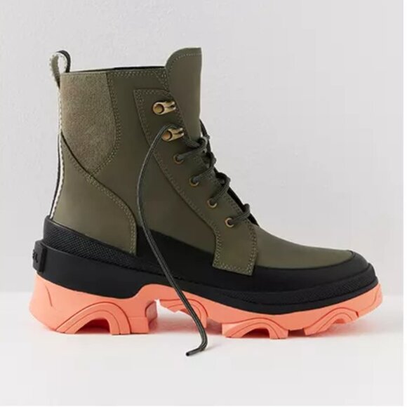 Sorel XFP Movement Women's Lace Up Boots - Olive Green - Picture 2 of 13